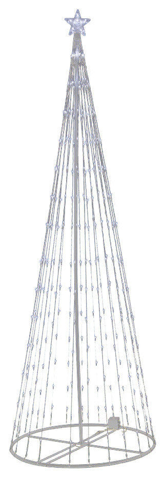 4' X 24" Led 152 Wmwht Light Show Tree