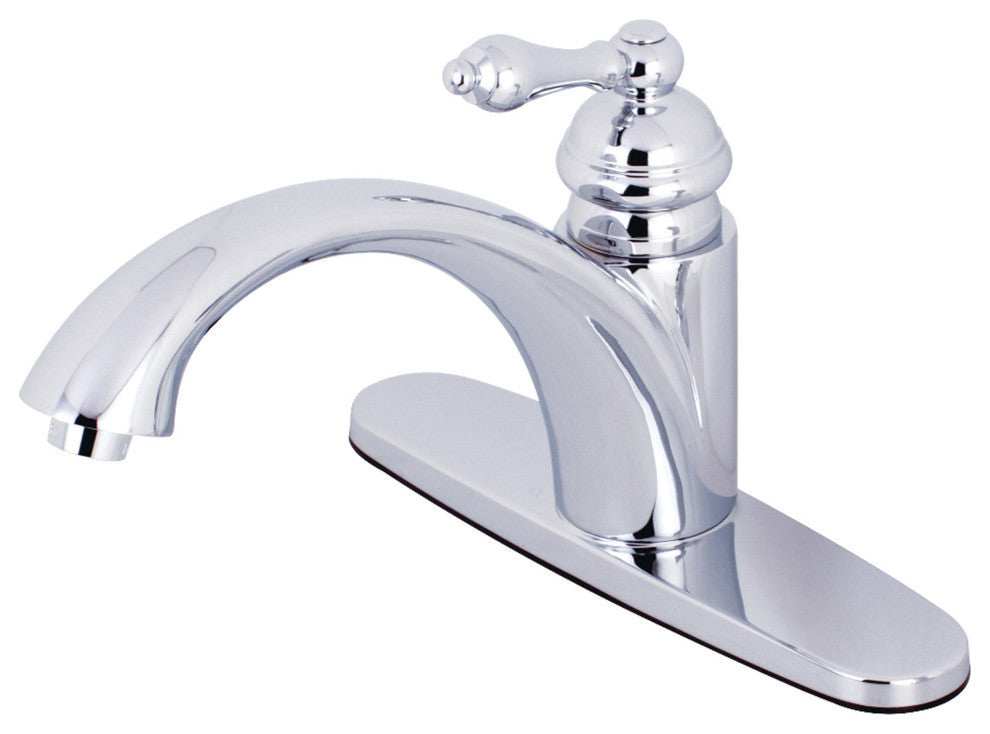 Kingston Brass Single-Handle Kitchen Faucet, Polished Chrome