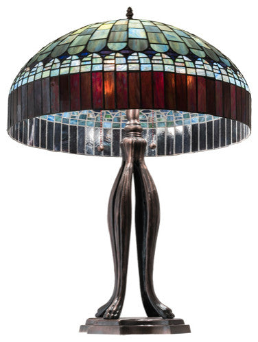 Meyda Lighting 229128 30" High Tiffany Candice Table Lamp