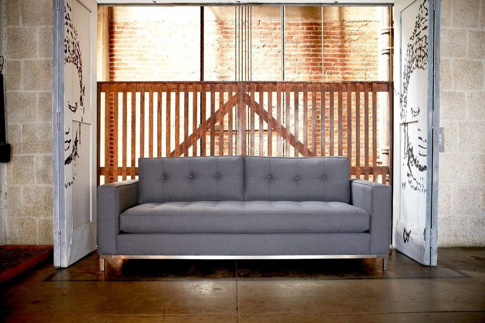 Apt2B Fillmore Queen Size Sleeper Sofa, Memory Foam Mattress, Buckwheat