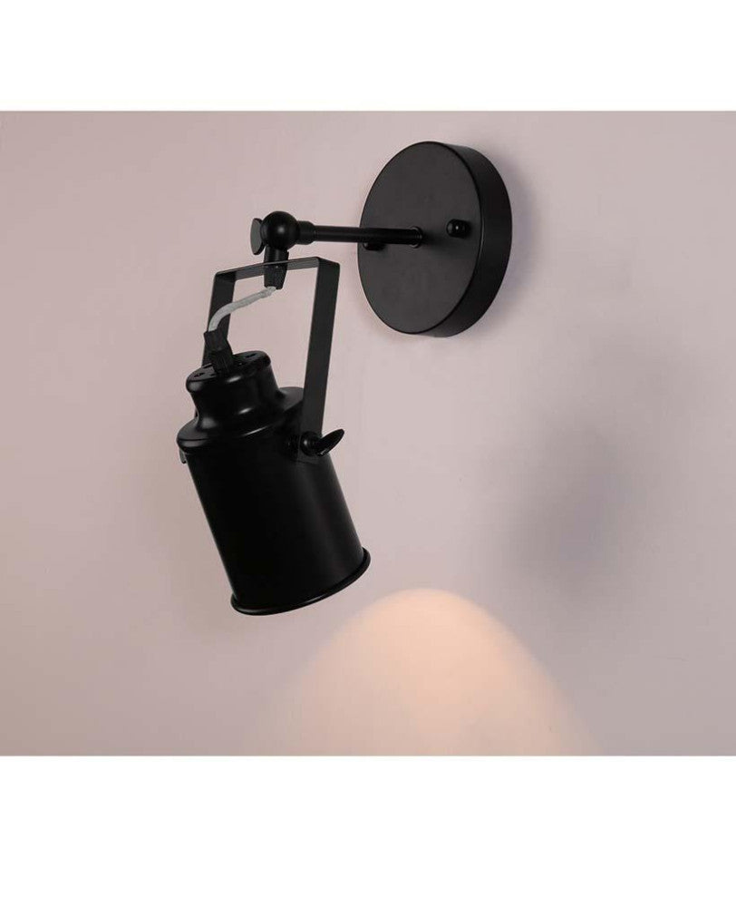 Adjustable track lighting black ceiling light fixture swing wall sconce