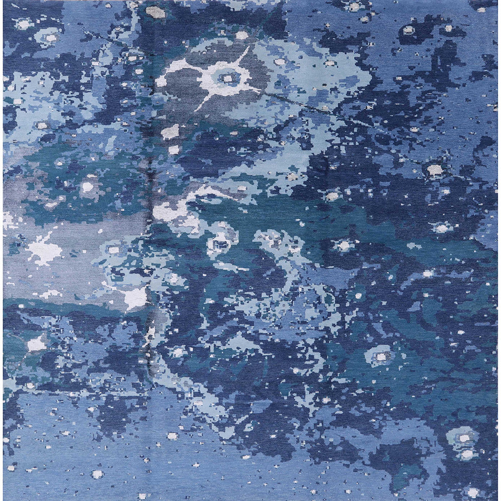 Ahgly Company Indoor Square Mid-Century Modern Area Rugs, 6' Square