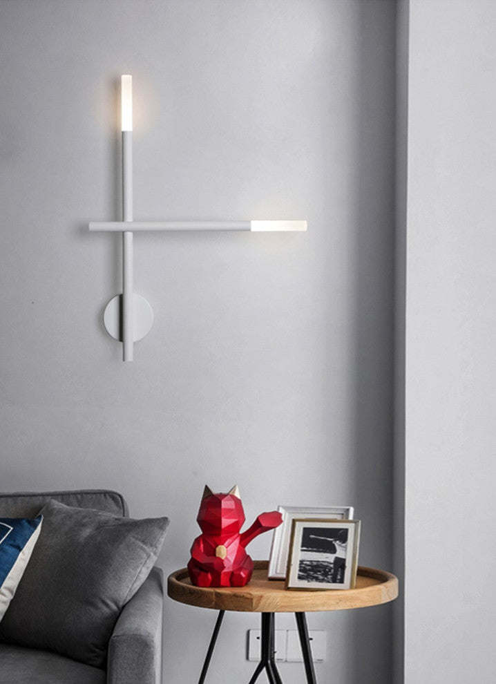 Manises | Modern Minimalist LED Wall Lamp, White, 2 Heads, Warm Light
