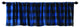Carstens Wrangler Blue Lumberjack Buffalo Plaid Window Valence, 80"x15"