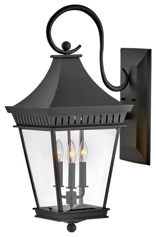 Hinkley Lighting 27094 Chapel Hill 3 Light 30" Tall Wall Sconce - Museum Black