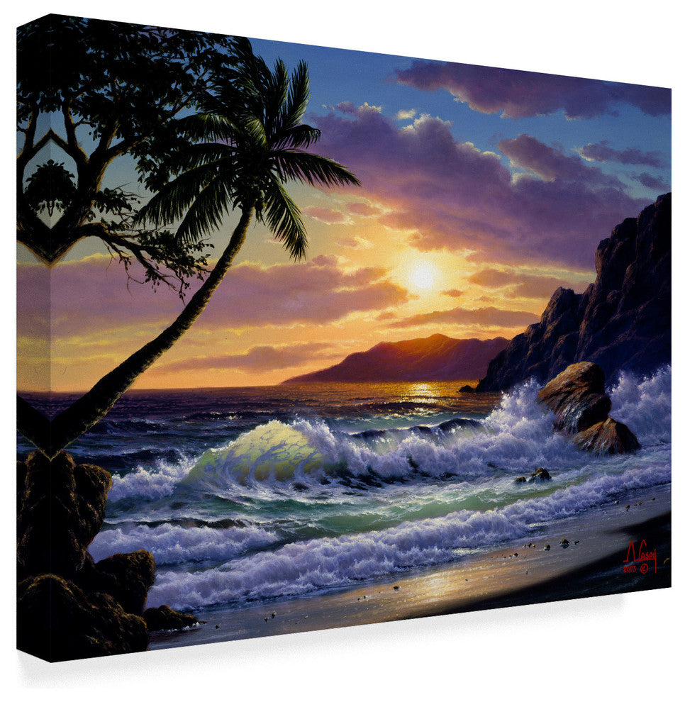 "Sunset Coast 1" by Anthony Casay, Canvas Art, 19"x14"