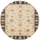 Ahgly Company Indoor Round Traditional Area Rugs, 3' Round