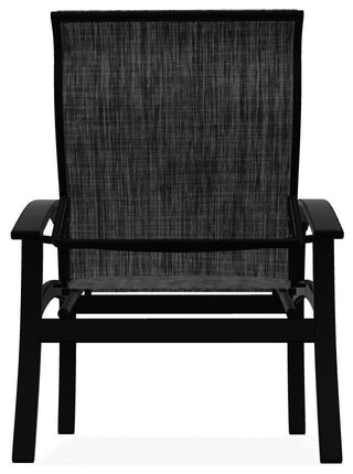 Belle Isle Sling Adjustable Outdoor Dining Chair, Augustine Shadow/Black