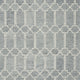 8'X10' Slate Blue Hand Tufted Geometric Indoor Area Rug