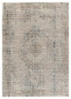 Vibe by Jaipur Living Adonia Medallion Taupe/ Blue Runner Rug 2'6"X8'