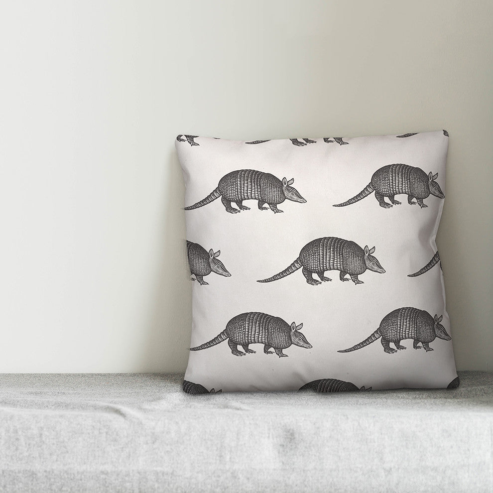 Armadillo Pattern 20x20 Throw Pillow