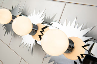 Soleil 4 Light Bath Vanity Light in Polished Chrome