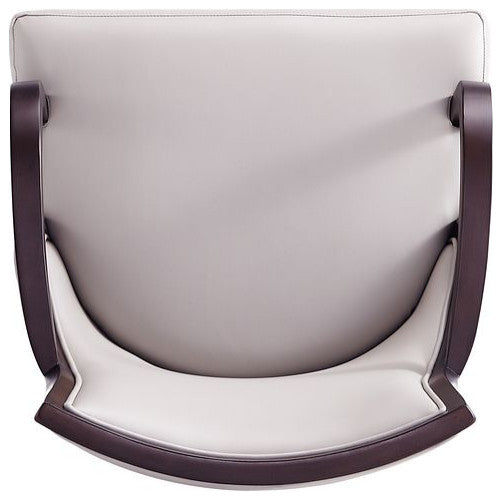 Manhattan Comfort Grand Dining Chairs, Light Gray, 8-Piece