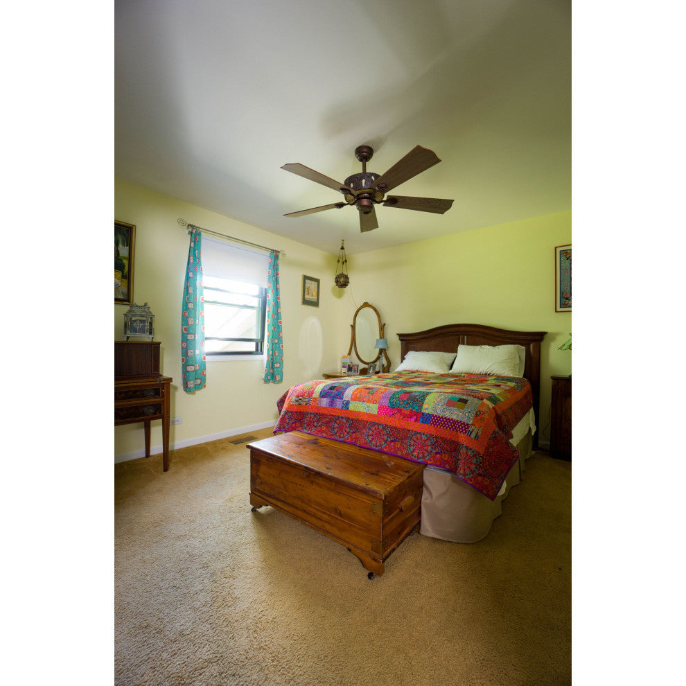 Log Cabin 52" Ceiling Fan Weathered Patina