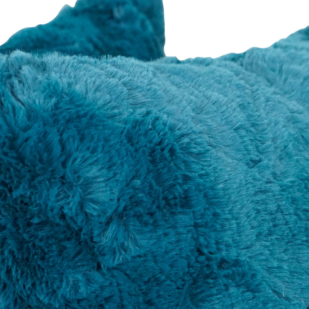 17" Jacquard Throw Pillows With Inserts, Set of 4, Naples Caspia