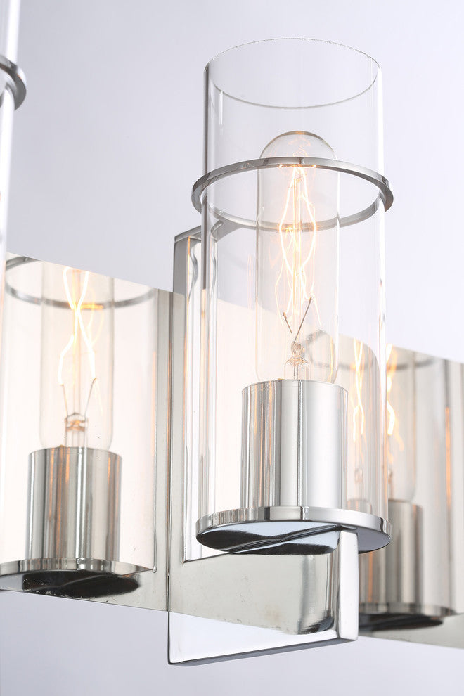 1 Light Contemporary Sconce, Chrome
