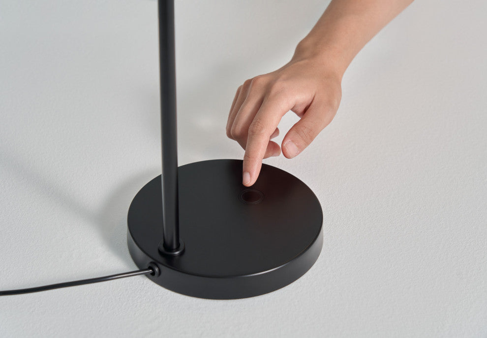 OLO Table Lamp, Black/Shiny Black