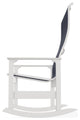 Leeward Sling Outdoor Supreme Rocker, Collect Indigo/Snow