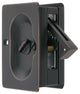 Emtek Privacy Pocket Door Lock With Polished Nickel Finish