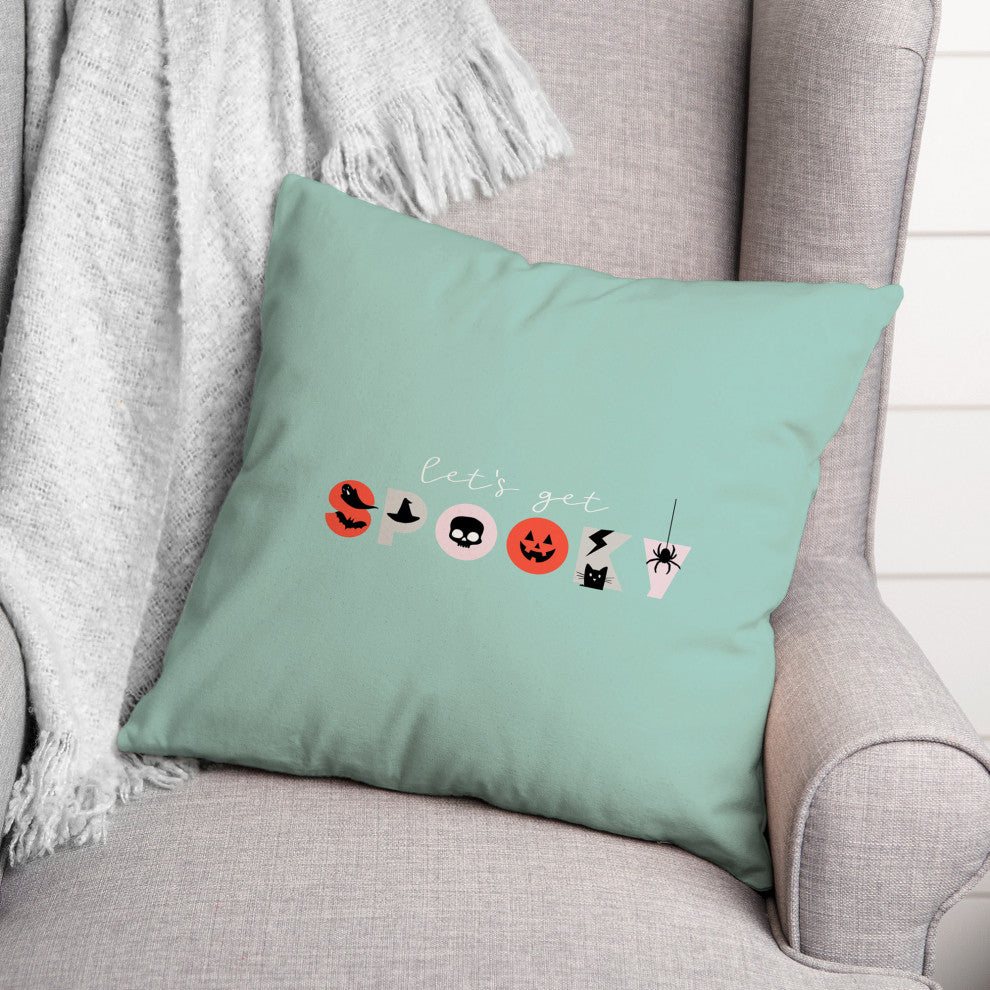 Get Spooky 20x20 Throw Pillow