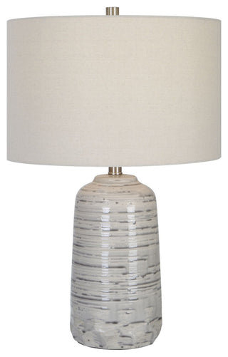 Uttermost Cyclone Ivory Table Lamp