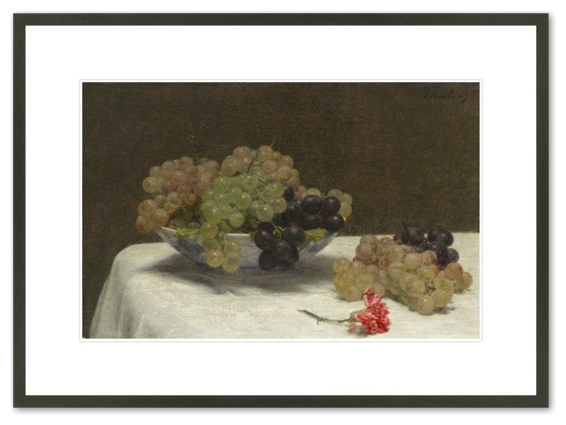 Still Life with Grapes and a Carnation, c. 1880