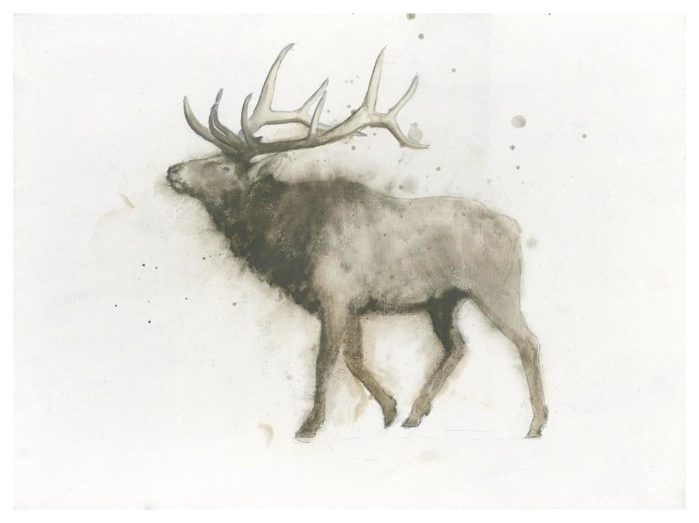 "Elk" Digital Paper Print by James Wiens, 42"x32"