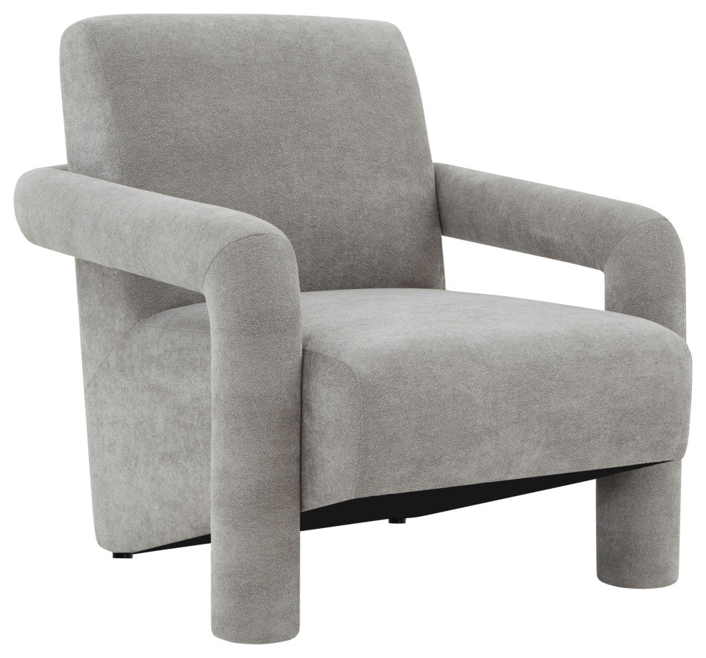 Safavieh Couture Faylin Boucle Accent Chair, Grey