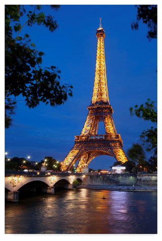 "Eiffel Tower 3" by Chris Bliss, Canvas Art, 22"x32"