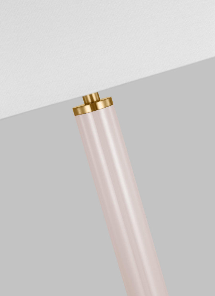 Monroe 1-Light Indoor Table Lamp, Burnished Brass Gold