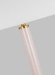 Monroe 1-Light Indoor Table Lamp, Burnished Brass Gold