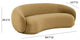 Kendall Cognac Velvet Sofa, Cognac