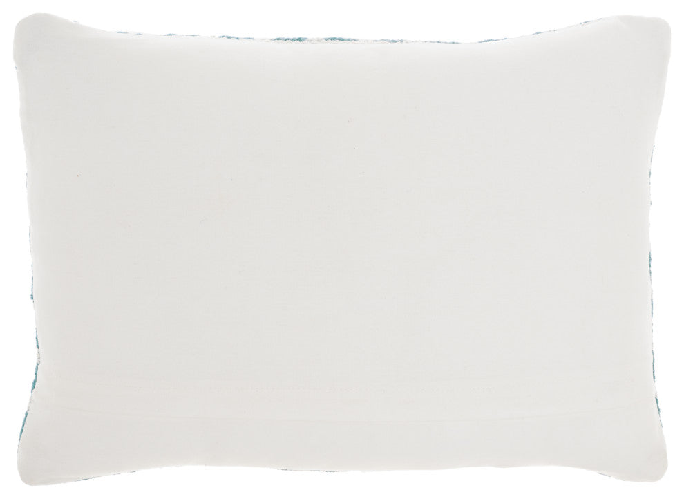 Mina Victory VJ111 Throw Pillow, Turquoise, 14" x 20"