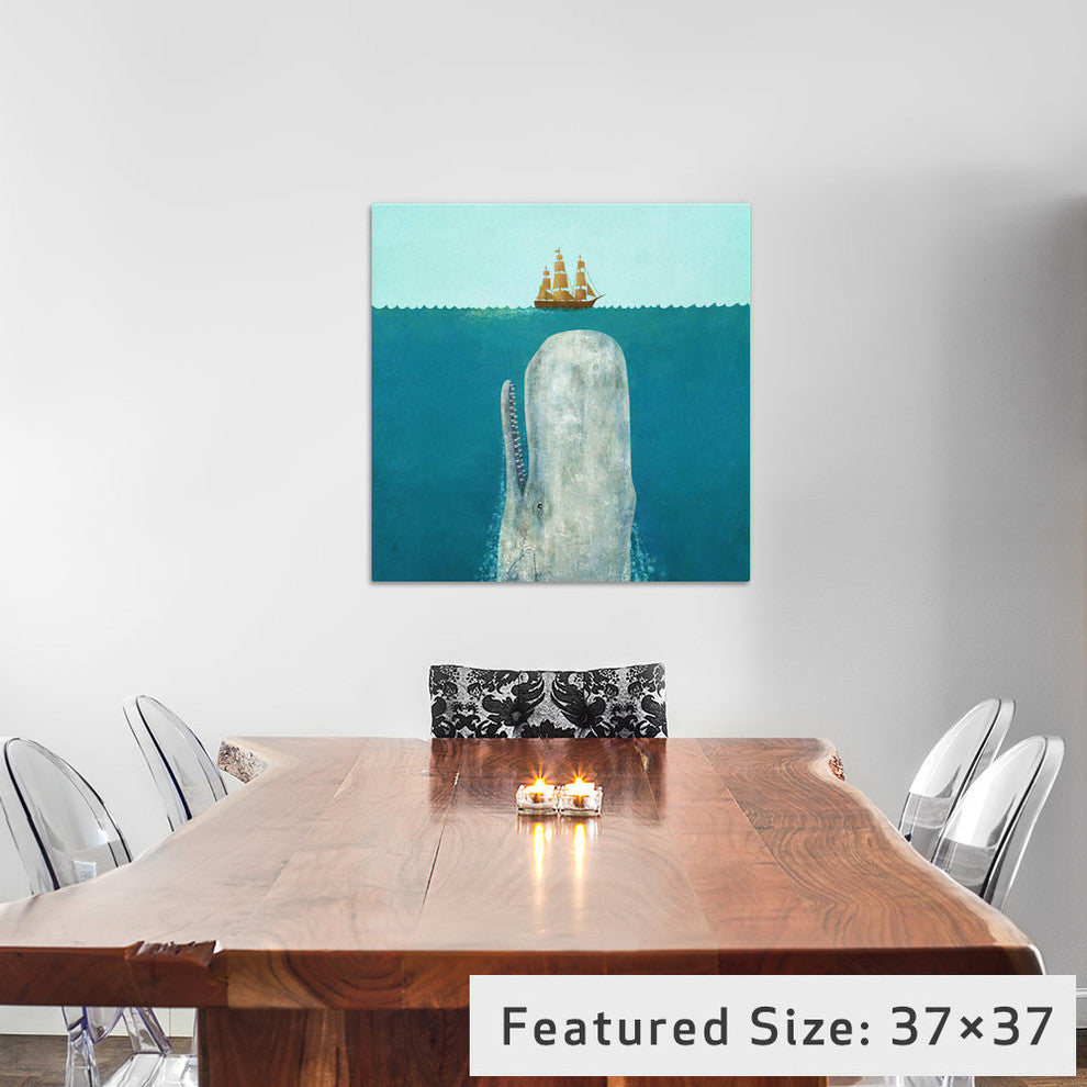 "The Whale Square Gallery" by Terry Fan, 26x26x1.5"