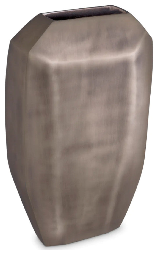 Matte Nickel Vase | Eichholtz Linos, Large