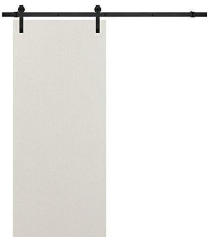 Sliding Barn Door 36 x 80 & 6.6FT Rail| Planum 0010 Patina Antique|