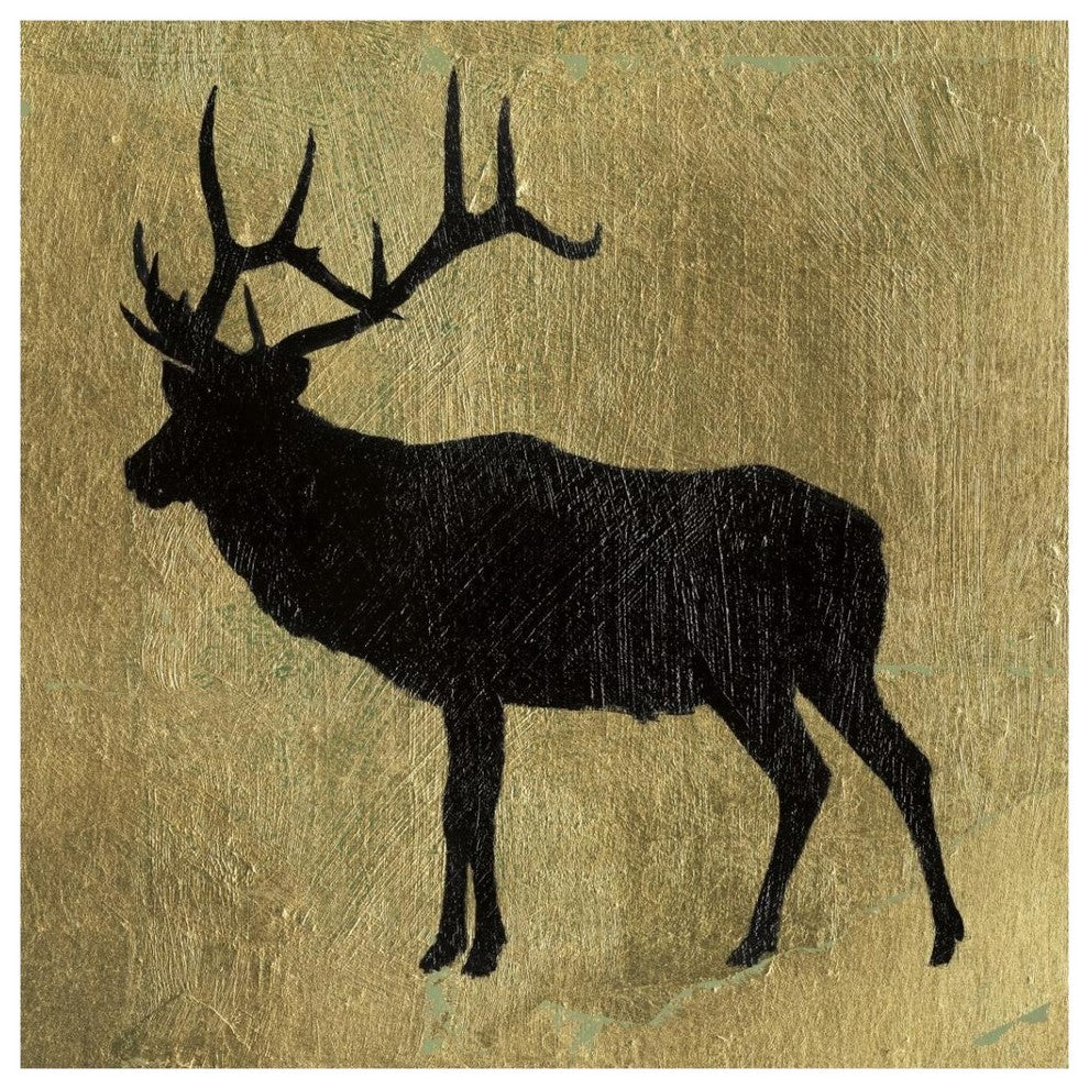 "Golden Lodge IV" Digital Paper Print by James Wiens, 38"x38"