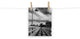 Follow the Lines Black & White Landscape Photo Unframed Wall Art Print, 8" X 10"