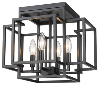 Zlite 454F-MB 4-Light Flush Mount, Other