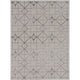 KAS Luna 7128 Ivory/Silver Elements Area Rug, 7'10"x10'10"