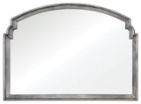 Uttermost 12880 Via Della 41-7/8" W x 29-1/4" H Arched Framed - Antiqued Silver