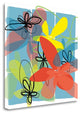 "Pop Goes Space Two" By Jan Weiss, Giclee Print on Gallery Wrap Canvas