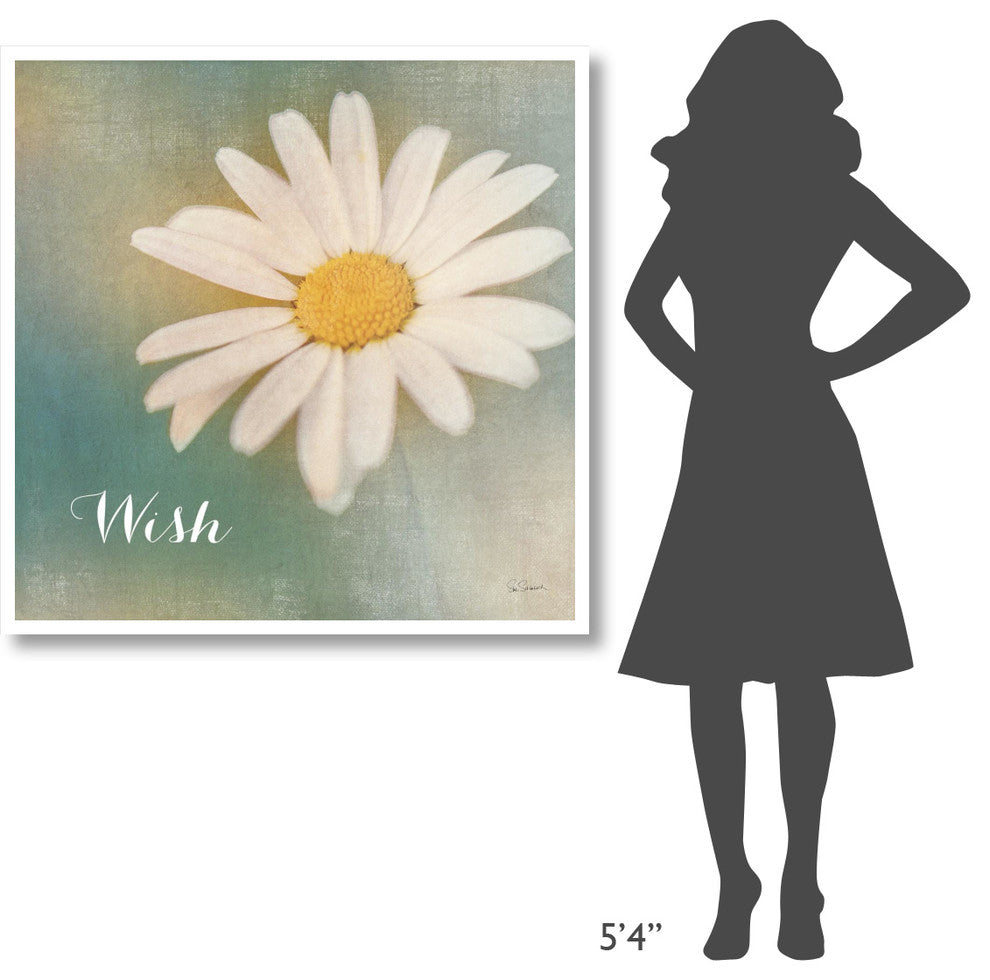 "Daisy Wishes" Digital Paper Print by Sue Schlabach, 42"x42"
