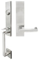 Stuttgart Lever, Tubular Dummy Handleset, Left Hand, Satin Stainless Steel