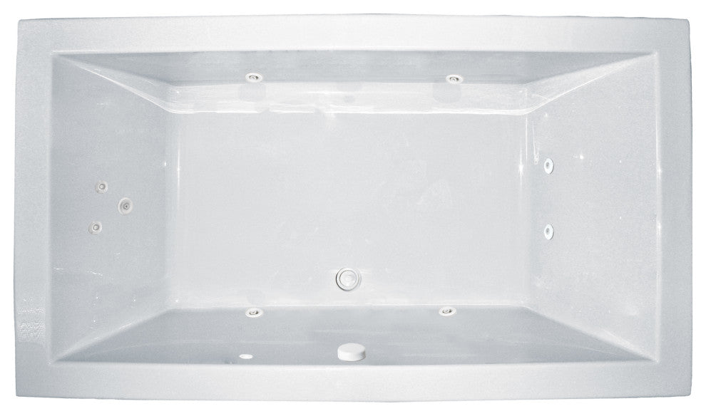 Zen 66"x36" Silver Series Hydro Massage Bath