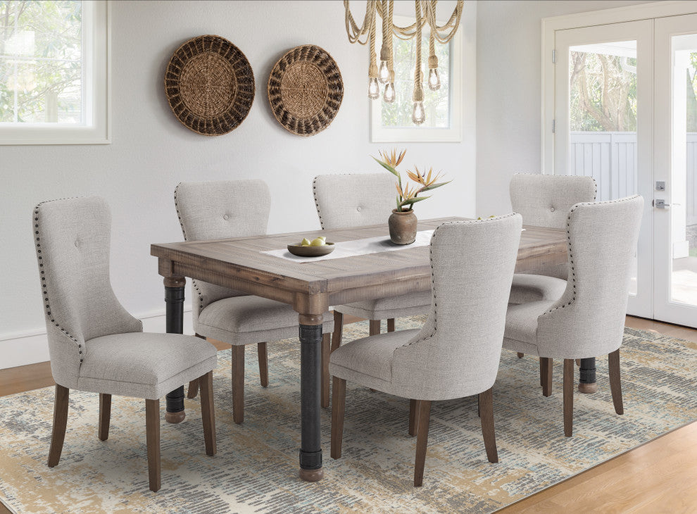 Crossings 76" Rectangular Wood Dining Table - Reclaimed Barn