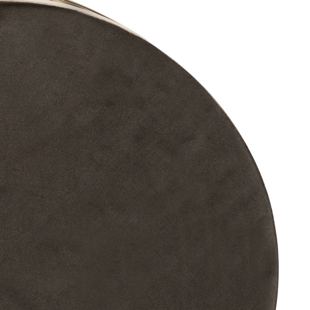 Gohana Decorative Metal Tray, Bronze 16" Diameter