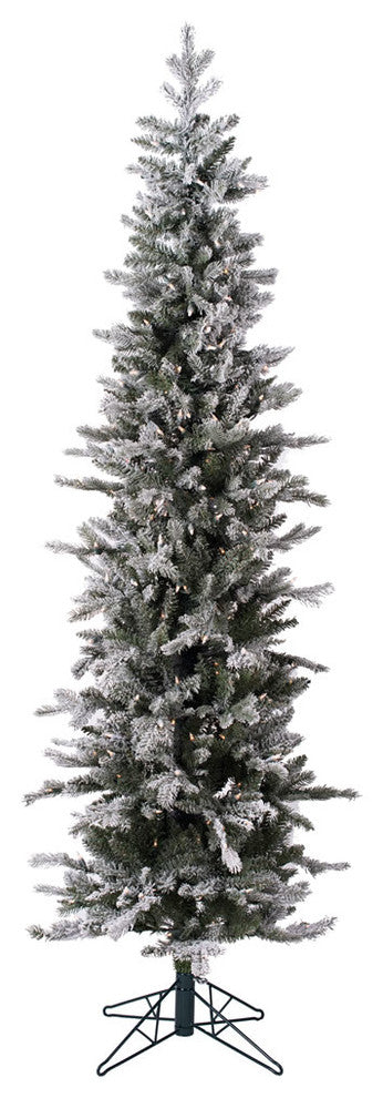 Frosted Tannenbaum Christmas Tree, 150 LED Warm White, 5'x23"
