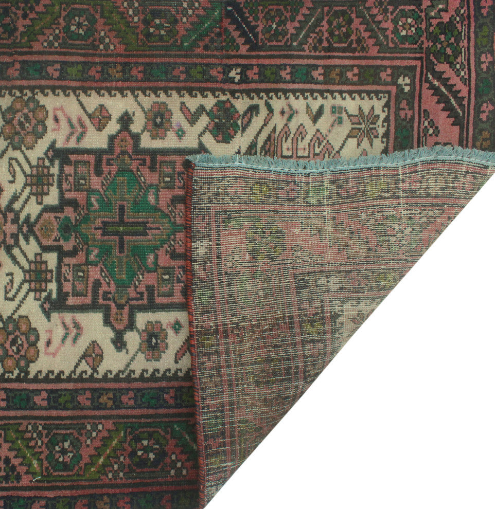 Fine Vintage Distressed Margaret Beige/Brown Runner, 2'9x13'1