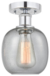 Innovations 616-1F-PC-G104 Belfast 1 Light Semi-Flush Mount, Polished Chrome